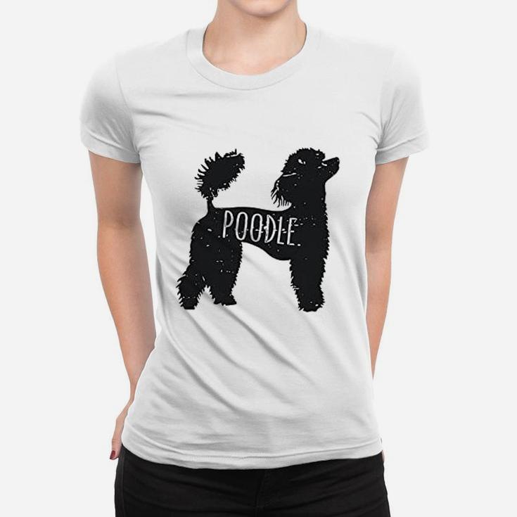 Poodle Dog Women T-shirt
