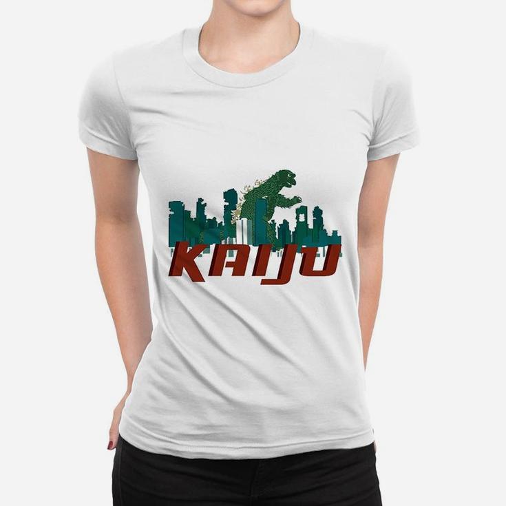 Poster Foundry Kaiju Destroying The City Women T-shirt
