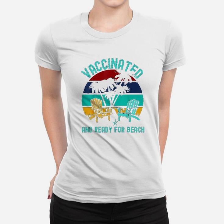 Ready To Party Beach Palms Sea Vacation Women T-shirt
