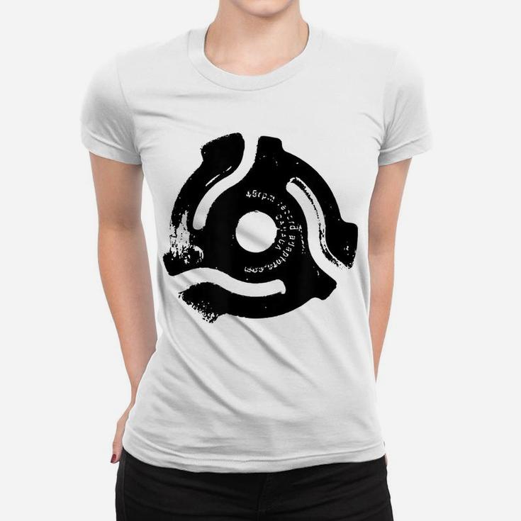 Retro 45 Rpm Record Spacer Women T-shirt