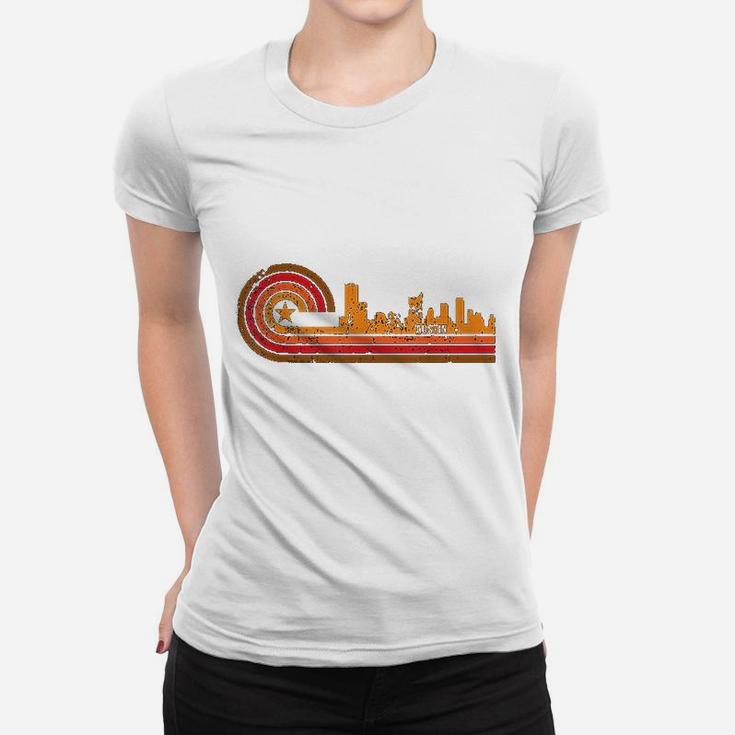 Retro Austin Cityscape Women T-shirt