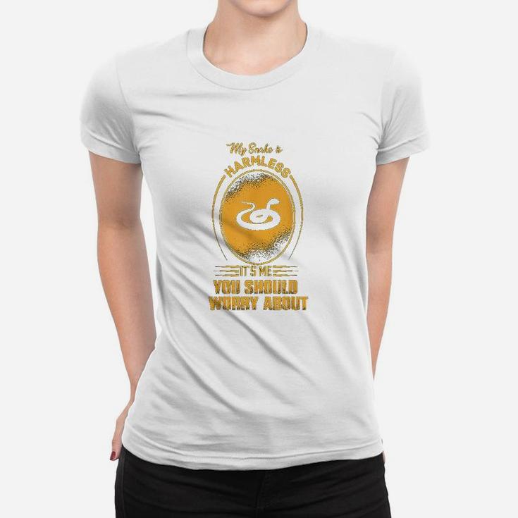 Snake Harmless Animal Lover Gift Idea Women T-shirt