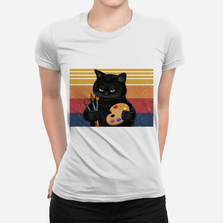 That’S What I Do-I Teach Art And I Know Things-Cat Lovers Women T-shirt