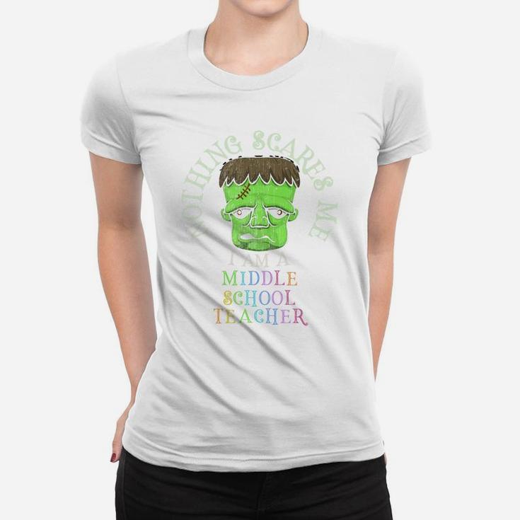 This Is My Scary Middle School Teacher Costume Don't Scare Women T-shirt