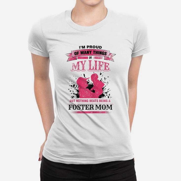 Womens Foster Mom Proud Foster Mothers Day Gift Women T-shirt