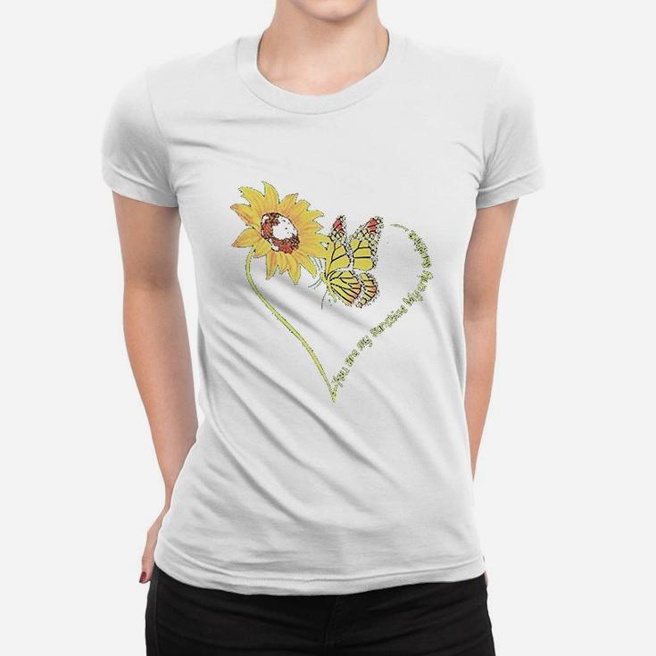 You Are My Sunshine Sunflower And Butterfly Women T-shirt