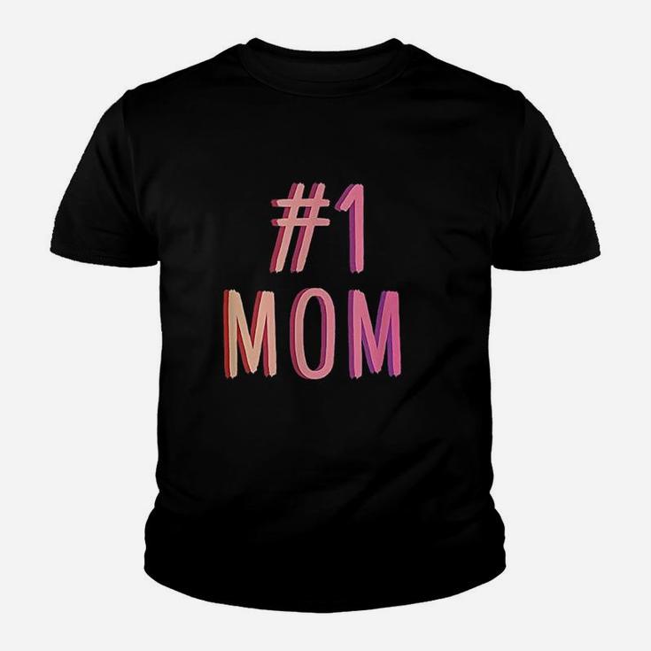 1 Mom Best Mom Ever Worlds Best Mom Cute Mothers Day Gift Youth T-shirt