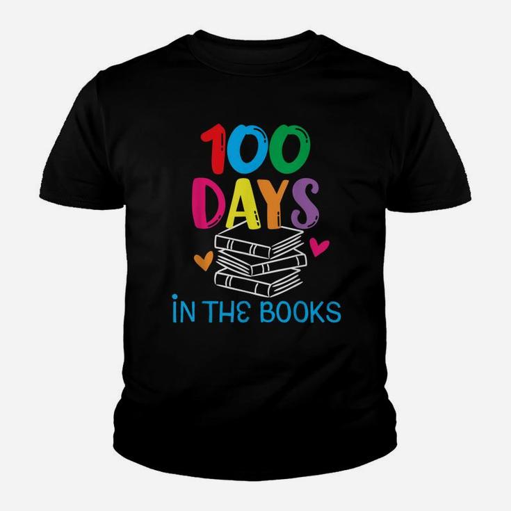100 Days In The Books Book Lover English Reading Teacher Youth T-shirt