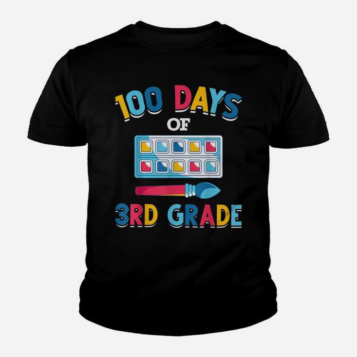 100 Days Of 3Rd Grade Funny Student Gift 100 Days Of School Youth T-shirt