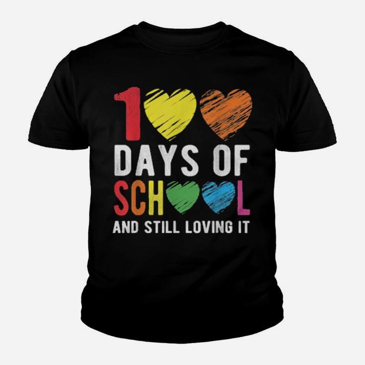 100 Days Of School And Still Loving It For Teacher Student Youth T-shirt