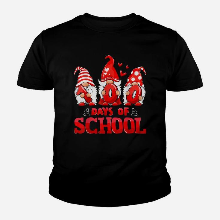 100 Days Of School Cute Gnomes Teacher Kids Youth T-shirt