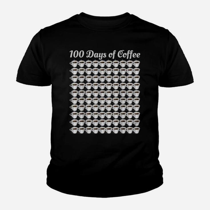 100Th Day Of School Cool Funny Gift 100 Coffee Cup Teacher Youth T-shirt