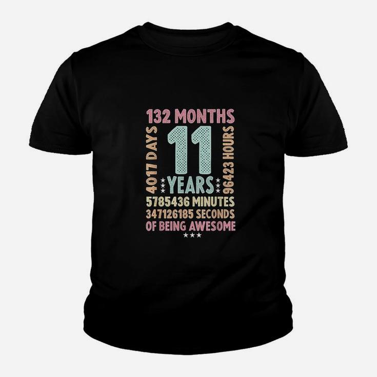 11Th Birthday 11 Years Old Vintage Youth T-shirt