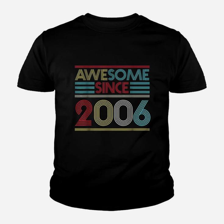 15Th Birthday  Awesome Since 2006 Youth T-shirt