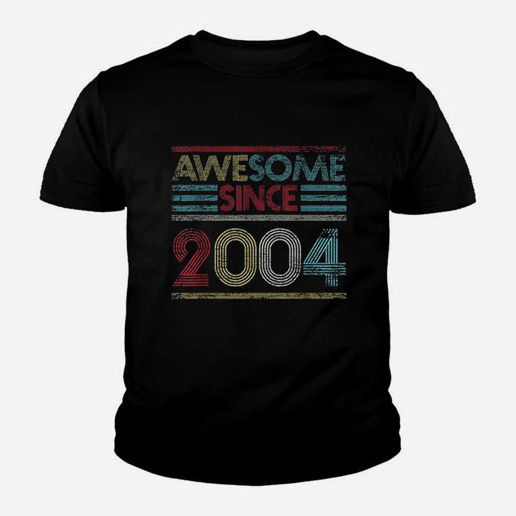 17Th Birthday Gifts Awesome Since 2004 Youth T-shirt