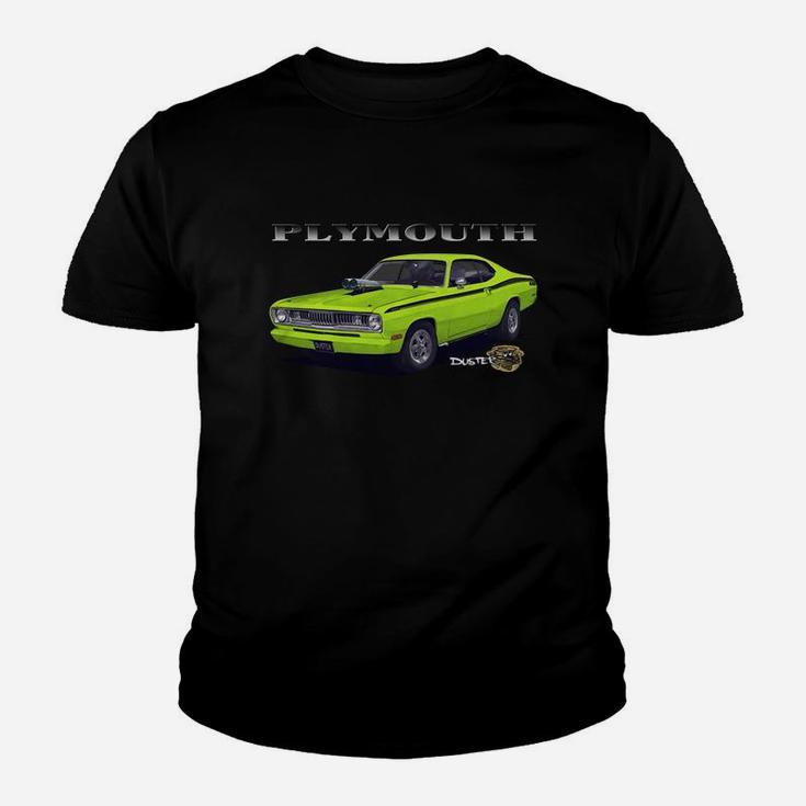 1970 Plymouth Duster Two Sided Youth T-shirt