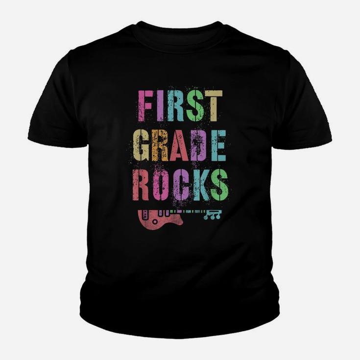 1St Grade Rocks Student Teacher Rockstar Team Rocking Is My Youth T-shirt