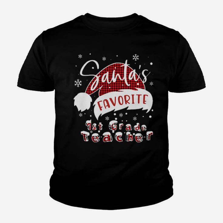 1St Grade Teacher Santa Favorite Youth T-shirt