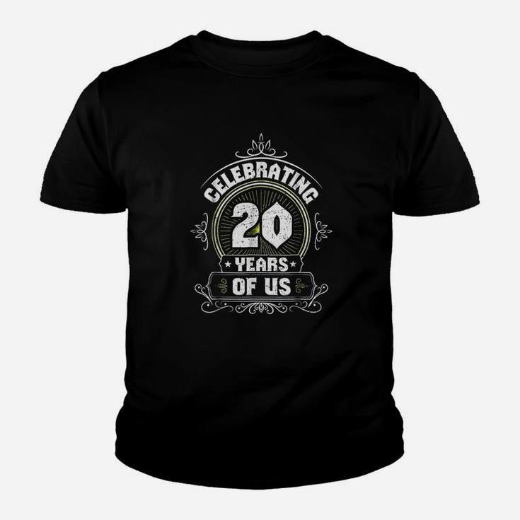 20 Years Anniversary Gift  20 Year Of Marriage Youth T-shirt