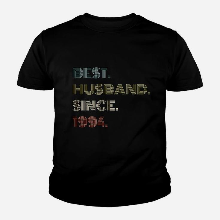 27Th Wedding Anniversary Gift Best Husband Since 1994 Youth T-shirt
