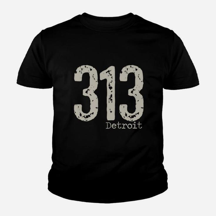 313 Detroit Area Code Youth T-shirt