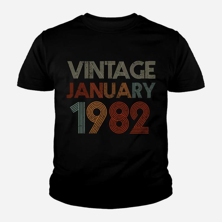 39 Years Old Retro Birthday Gift Vintage January 1982 Sweatshirt Youth T-shirt