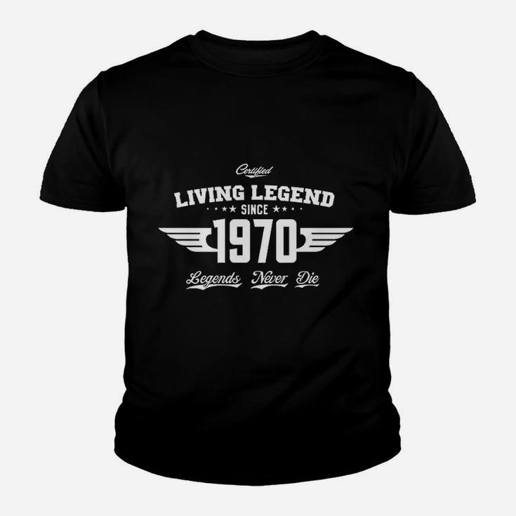40Th 50Th Birthday Various Years Living Legend Youth T-shirt