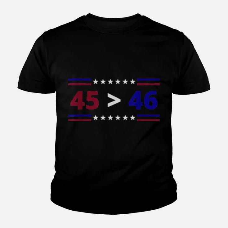 45 Is Greater Than 46 Youth T-shirt