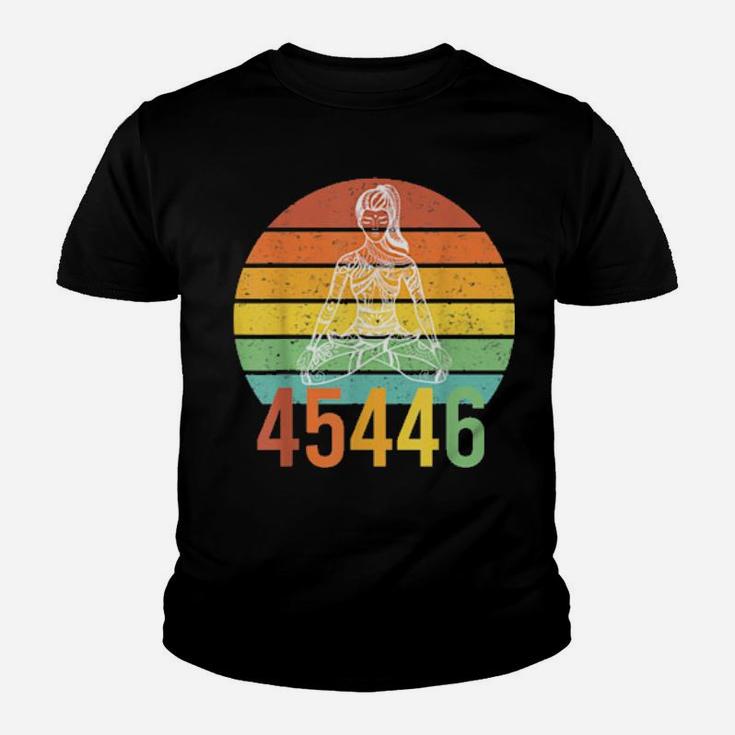 45446 Beige Af 45 Against 45 Yoga Namaste For Winners Youth T-shirt