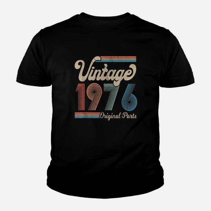 45Th Birthday Graphic Tee Born In 1976 Shirts Vintage Theme Youth T-shirt