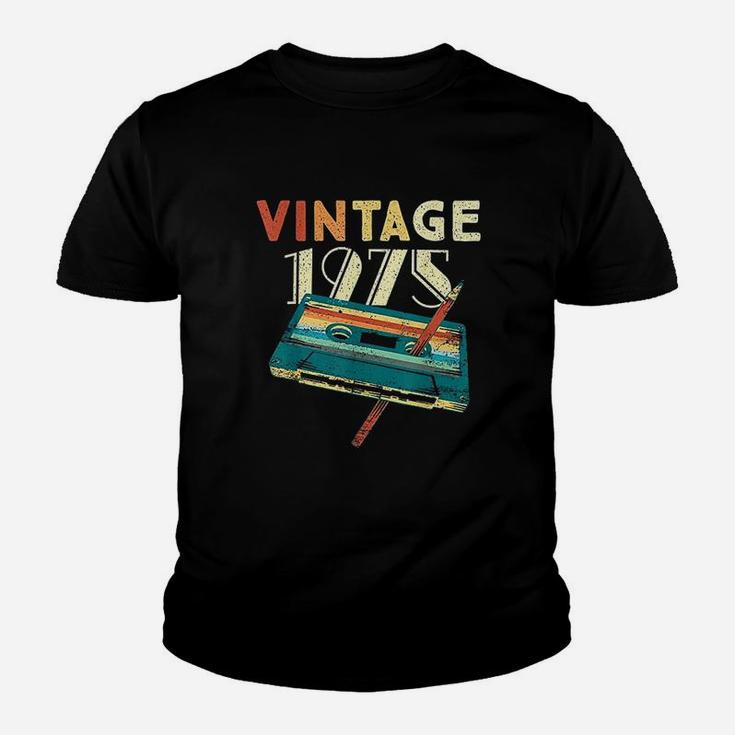 46 Years Old Gifts Vintage 1975 Music Cassette 46Th Birthday Youth T-shirt