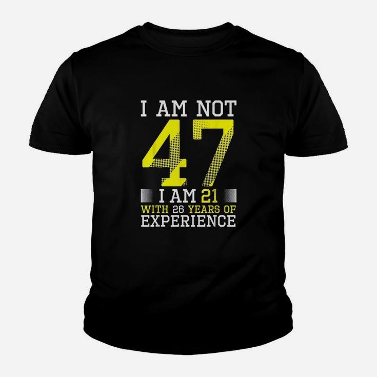 47Th Birthday Man Woman 47 Year Old Gift Youth T-shirt