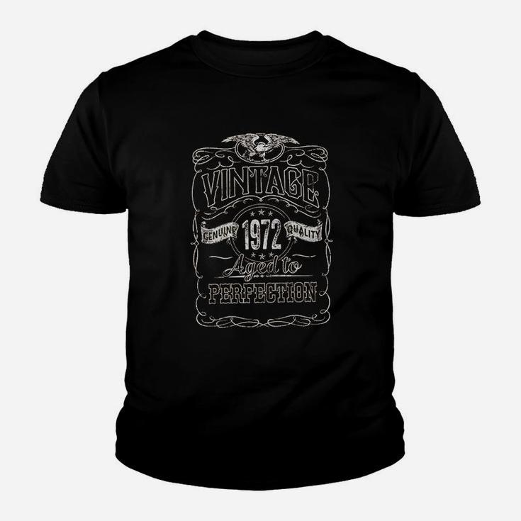 49Th Birthday Gift  Vintage 1972 Aged To Perfection Youth T-shirt