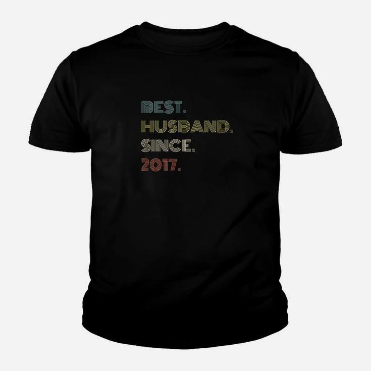 4Th Wedding Anniversary Gift Best Husband Since 2017 Youth T-shirt