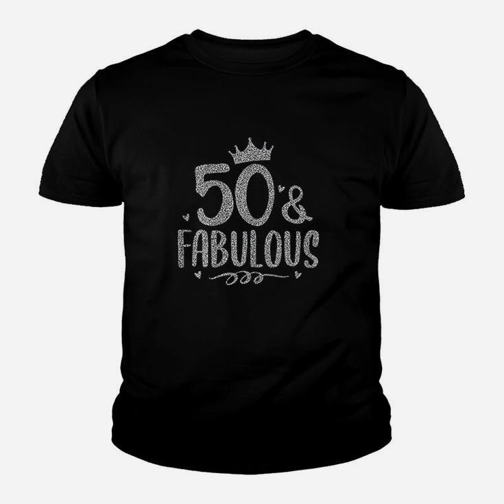 50 Years Old And Fabulous 50Th Birthday Youth T-shirt