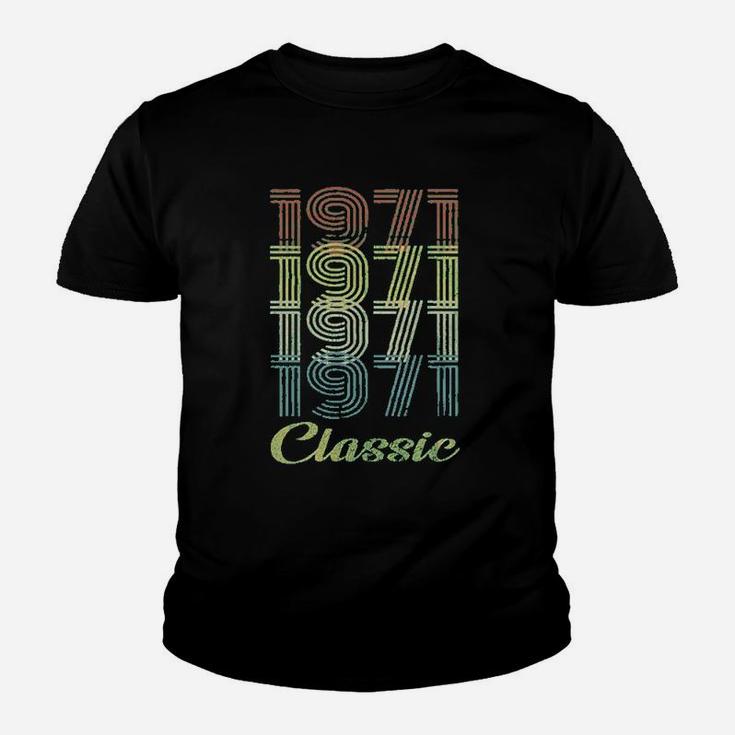 50Th Birthday Gift  Retro Birthday 1971 Classic Youth T-shirt