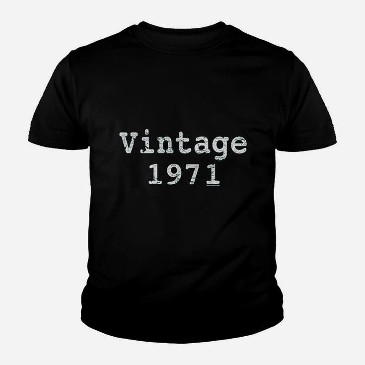 50Th Birthday Vintage 1971 Youth T-shirt