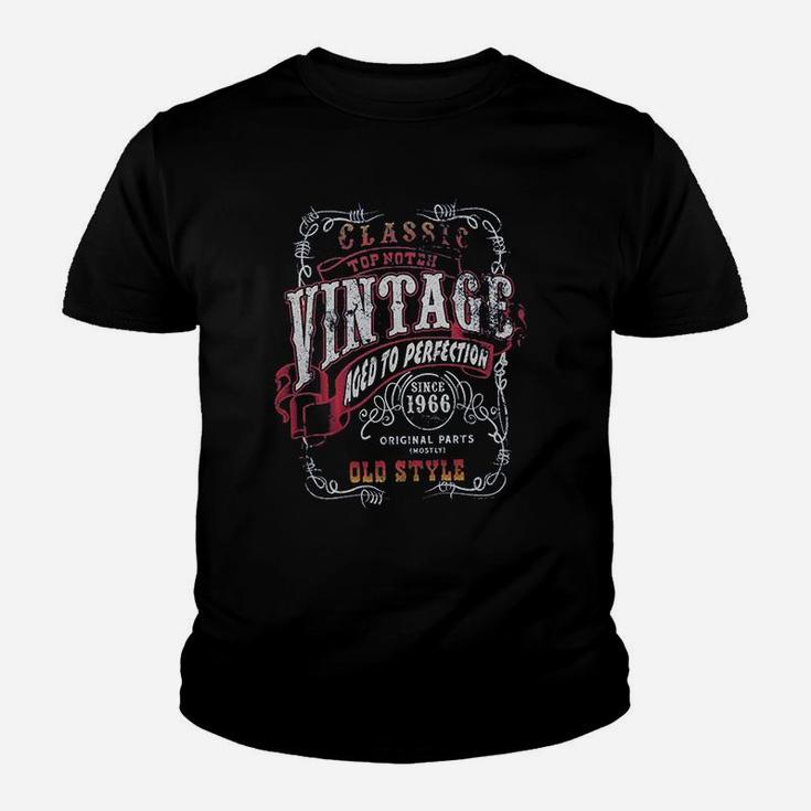 55Th Birthday Gift Vintage 1966 Aged To Perfection Stugis Youth T-shirt