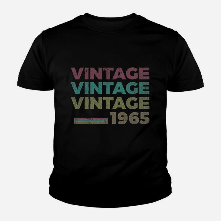 56Th Birthday Gift Retro Birthday  Vintage 1965 Youth T-shirt
