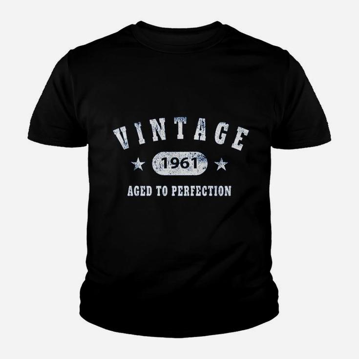 60Th Birthday Gift Vintage 1961 Aged To Perfection Youth T-shirt