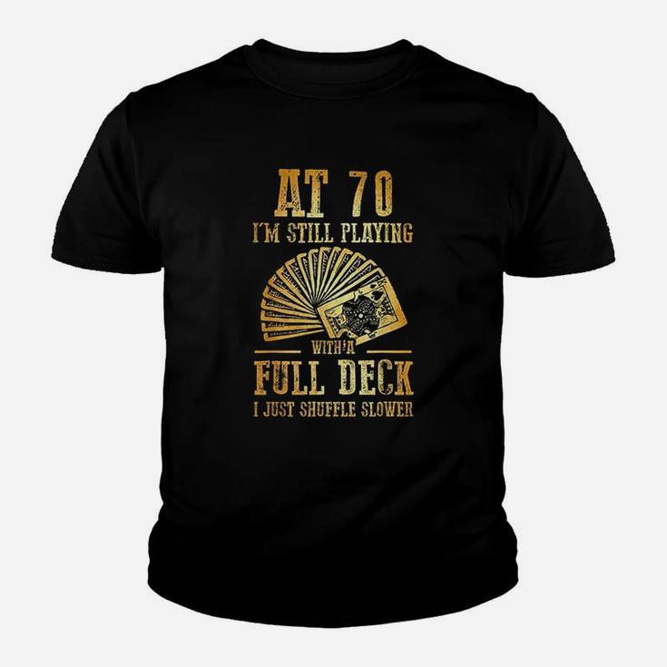 70Th Birthday Gift 70 Year Old Cards Youth T-shirt