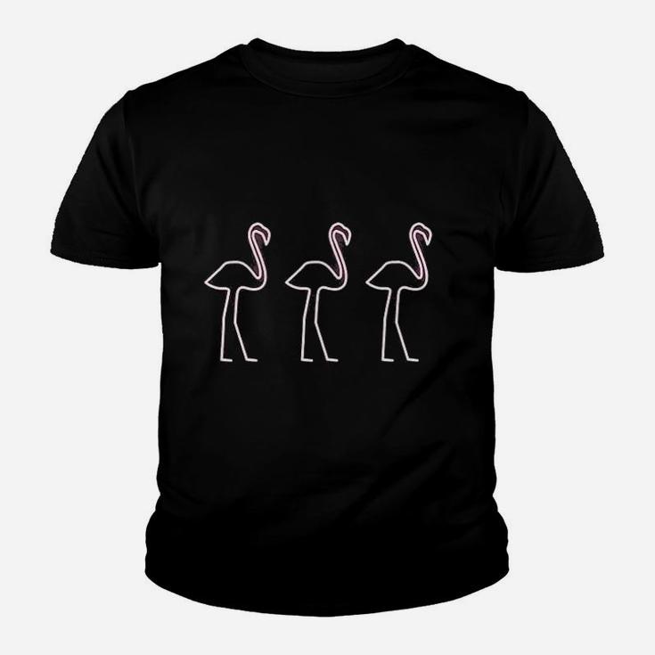 80'S Retro Neon Sign Pink Flamingo Bird Pool Party Shirt 80'S Retro Neon Sign Pink Flamingo Bird Pool Party Shirt