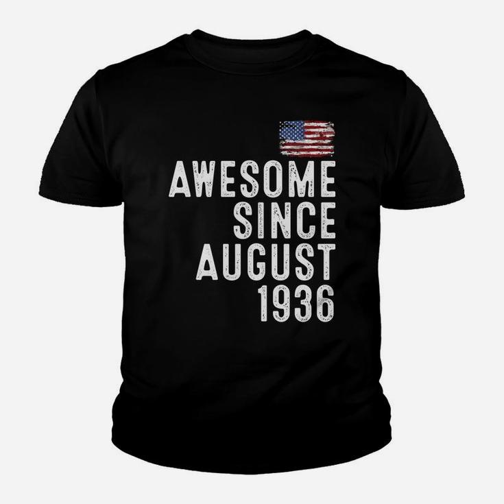 86 Year Old Awesome Since August 1936 86Th Birthday Sweatshirt Youth T-shirt
