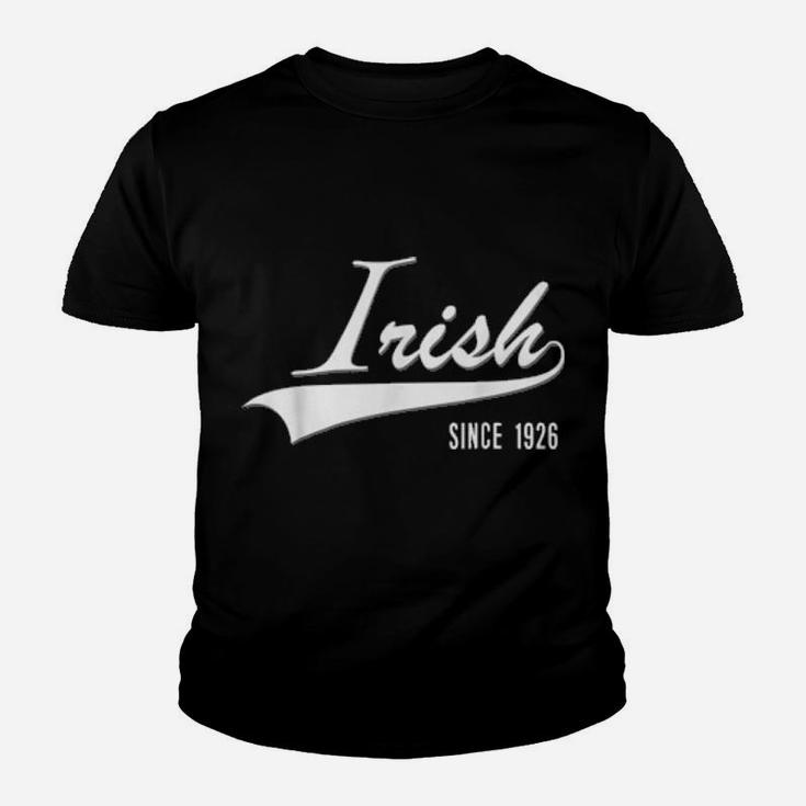 95Th Birthday Irish Since 1926 95 Years Born In Ireland Youth T-shirt