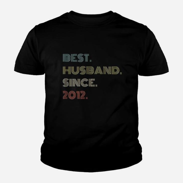 9Th Wedding Anniversary Gift Best Husband Since 2012 Youth T-shirt