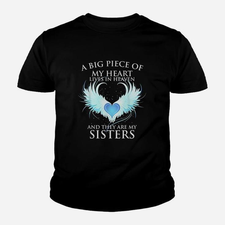 A Big Piece Of My Heart Lives In Heaven Youth T-shirt