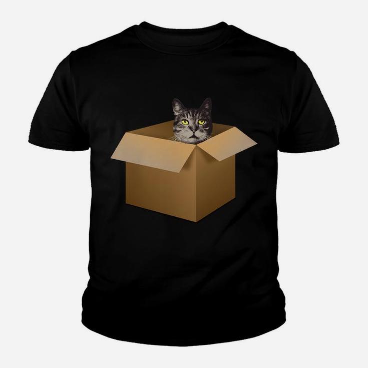 A Cat In A Box Hilarious Cat Lovers Tshirt Kitty Cat Moms Sweatshirt Youth T-shirt