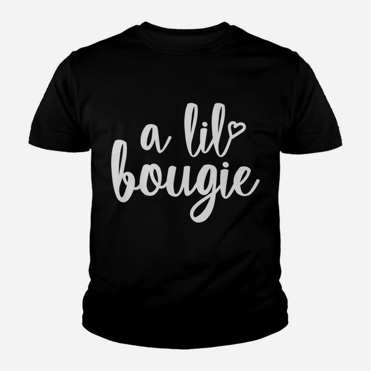 A Lil Bougie Melanin Poppin Black History Christmas Gift Youth T-shirt
