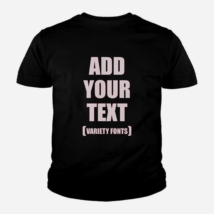 Add Your Text Youth T-shirt