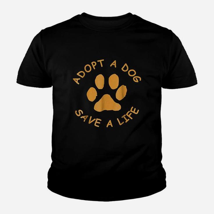 Adopt A Dog Save A Life Youth T-shirt